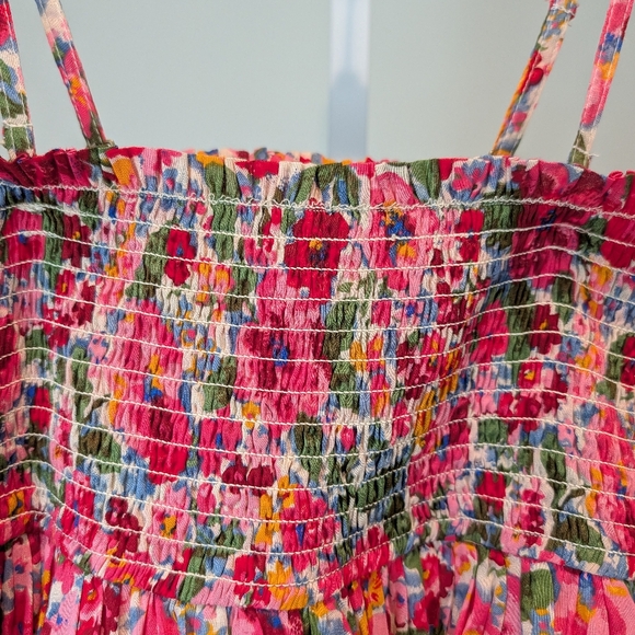 NWT Natural Life Convertible Maxi Skirt Dress Floral Tiered Garden Sz S - Picture 4 of 14